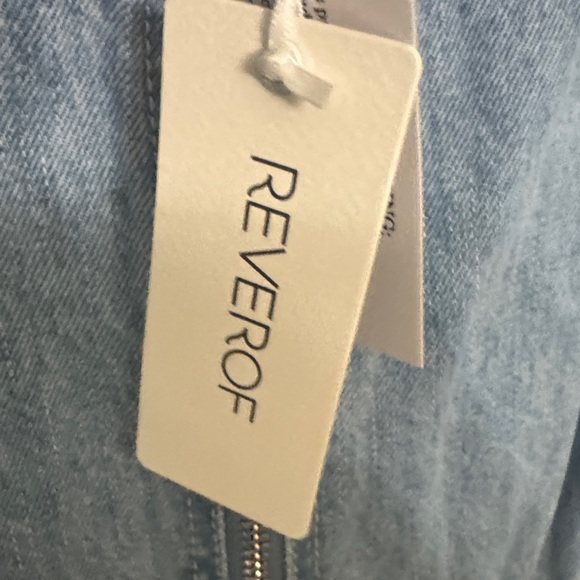 Women's Casual Blue Denim Overalls - Picture 3 of 4